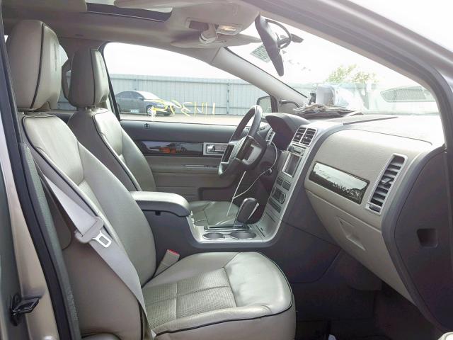 2LMDU68C08BJ12900 - 2008 LINCOLN MKX SILVER photo 5