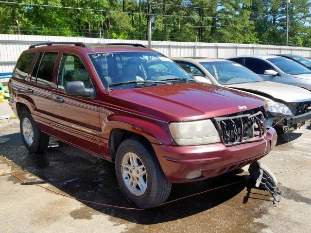 1J4GX48SX2C316203 - 2002 JEEP GRAND CHER MAROON photo 1