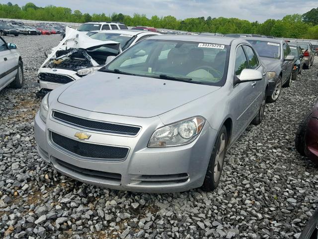 1G1ZC5EU3CF258076 - 2012 CHEVROLET MALIBU 1LT 银色 照片 2