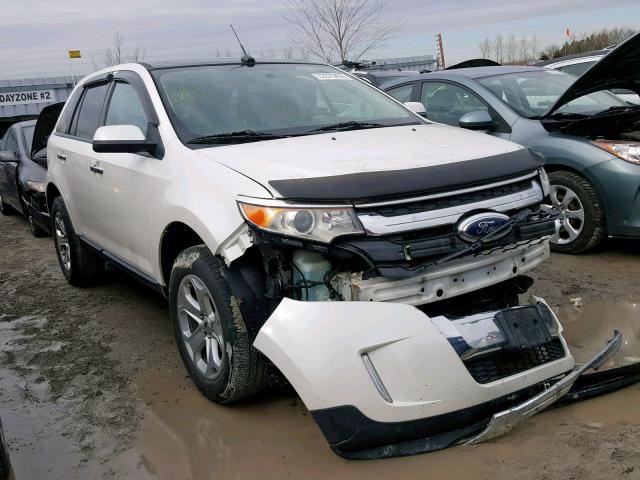 2FMDK3JC7BBB42168 - 2011 FORD EDGE SEL WHITE photo 1