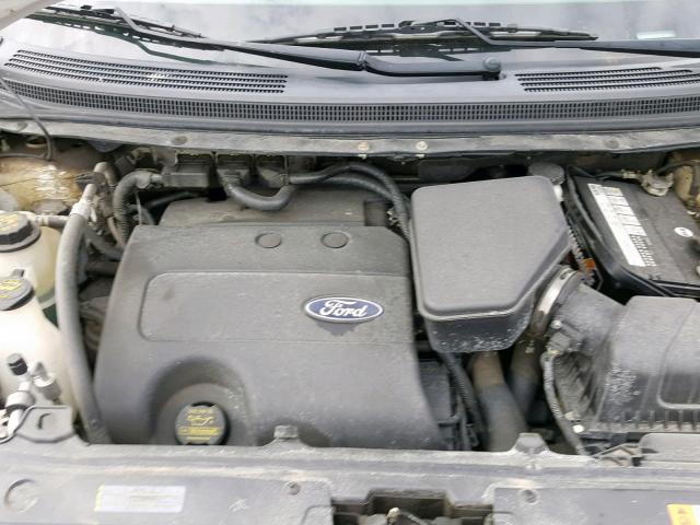 2FMDK3JC7BBB42168 - 2011 FORD EDGE SEL WHITE photo 7