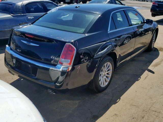 2C3CCAAG5CH116997 - 2012 CHRYSLER 300 BLACK photo 4