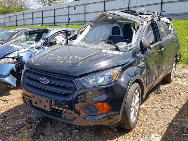 1FMCU0F77JUC79491 - 2018 FORD ESCAPE S BLACK photo 2