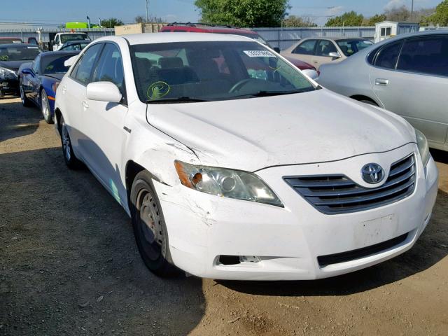 4T1BB46K09U099052 - 2009 TOYOTA CAMRY HYBR WHITE photo 1