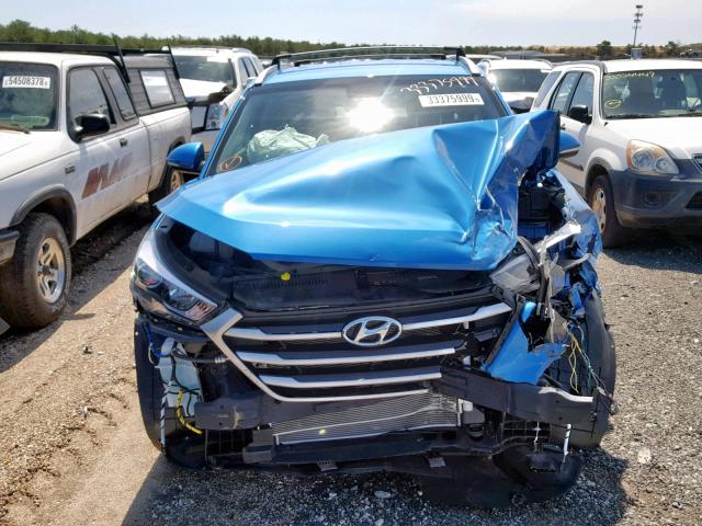 KM8J3CA43JU699225 - 2018 HYUNDAI TUCSON SEL BLUE photo 9