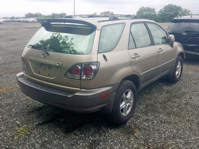 JTJGF10U510113950 - 2001 LEXUS RX 300 TAN photo 4