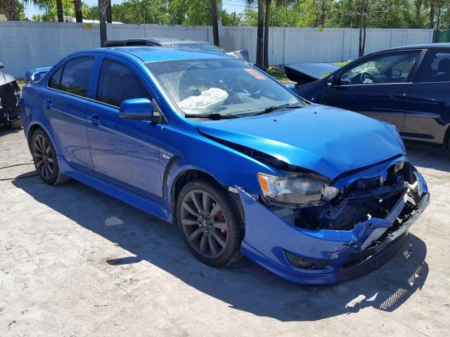 JA32U8FW7BU020876 - 2011 MITSUBISHI LANCER GTS BLUE photo 1