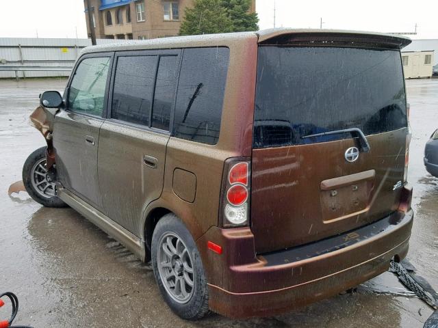 JTLKT334264119013 - 2006 TOYOTA SCION XB 棕色 照片 3