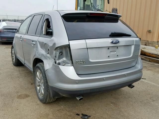 2FMDK38C67BB25696 - 2007 FORD EDGE SEL GRAY photo 3