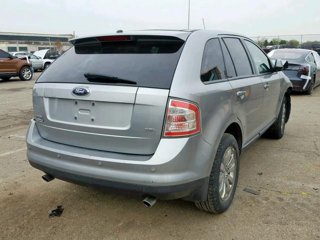 2FMDK38C67BB25696 - 2007 FORD EDGE SEL GRAY photo 4