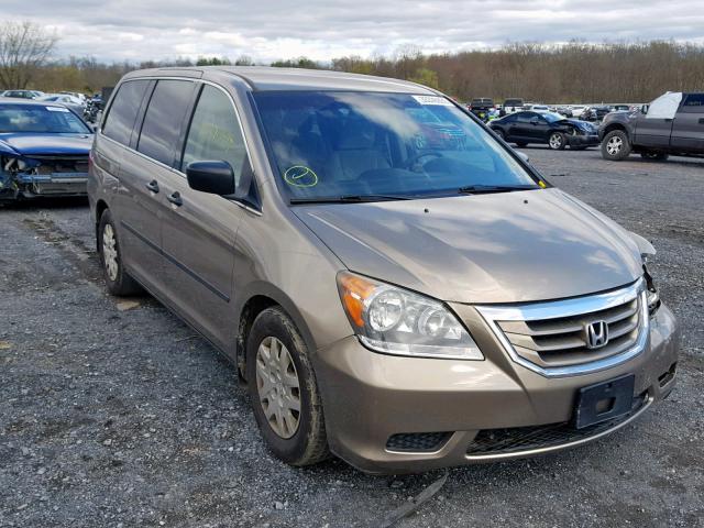 5FNRL38208B115510 - 2008 HONDA ODYSSEY LX GOLD photo 1