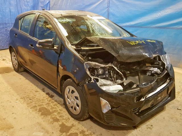 JTDKDTB37G1135647 - 2016 TOYOTA PRIUS C BLACK photo 1