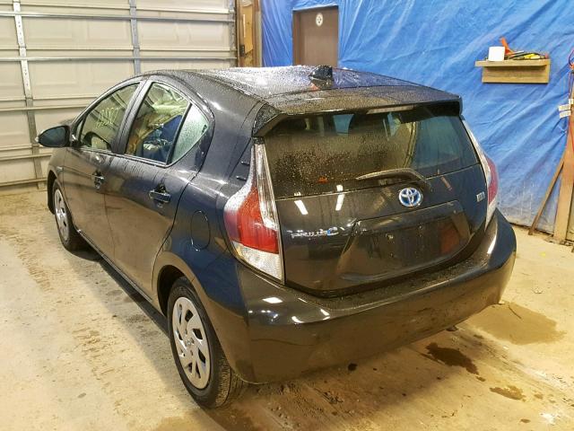 JTDKDTB37G1135647 - 2016 TOYOTA PRIUS C BLACK photo 4