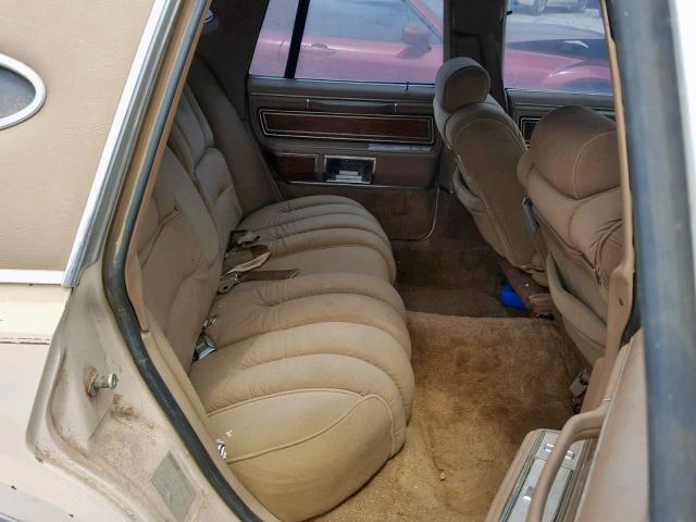 1MRBP96FXBY616231 - 1981 LINCOLN MARK VI TAN photo 6