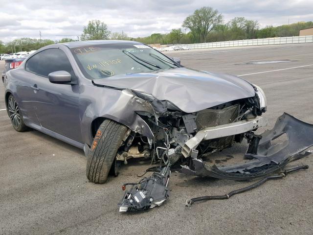 JNKCV64E98M119708 - 2008 INFINITI G37 BASE GRAY photo 1