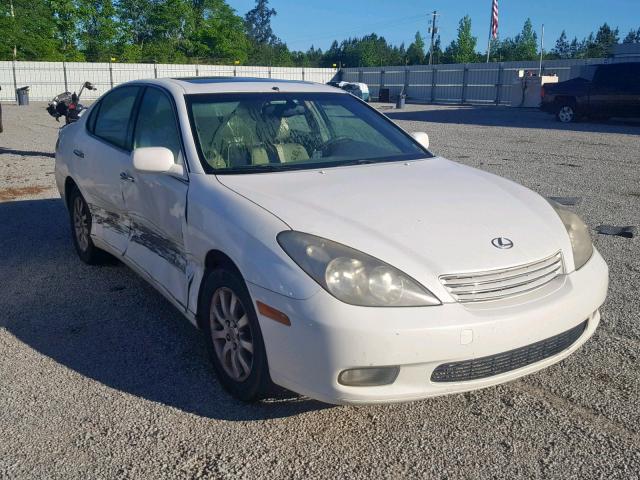 JTHBF30G720079061 - 2002 LEXUS ES 300 WHITE photo 1