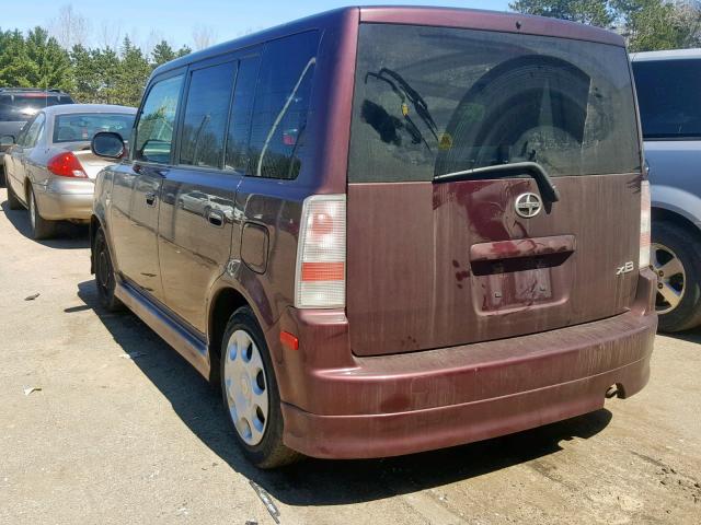 JTLKT324754005850 - 2005 TOYOTA SCION XB 栗色 照片 3