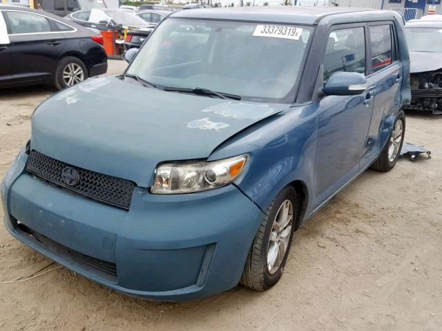 JTLKE50E481008213 - 2008 TOYOTA SCION BLUE photo 2