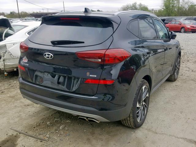 KM8J3CAL6KU872034 - 2019 HYUNDAI TUCSON LIM BLACK photo 4