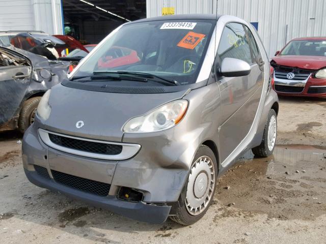 WMEEJ31X69K316358 - 2009 SMART FORTWO PUR GRAY photo 2