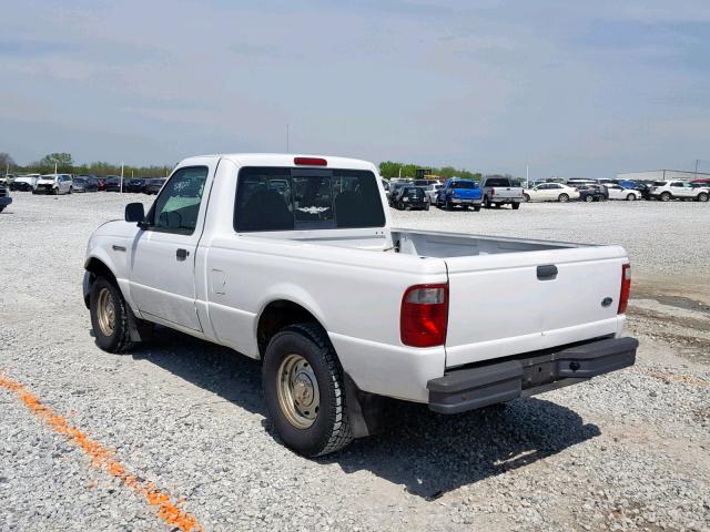 1FTYR10D92PA18282 - 2002 FORD RANGER WHITE photo 3