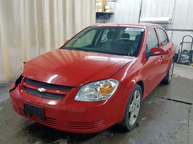 1G1AL58F987234862 - 2008 CHEVROLET COBALT LT RED photo 2