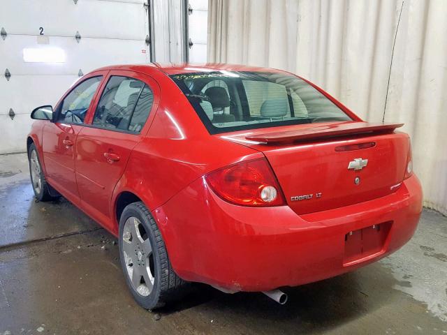 1G1AL58F987234862 - 2008 CHEVROLET COBALT LT RED photo 3