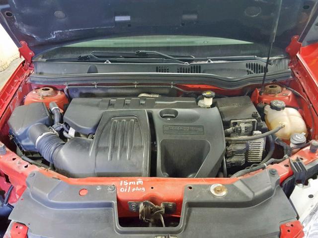 1G1AL58F987234862 - 2008 CHEVROLET COBALT LT RED photo 7