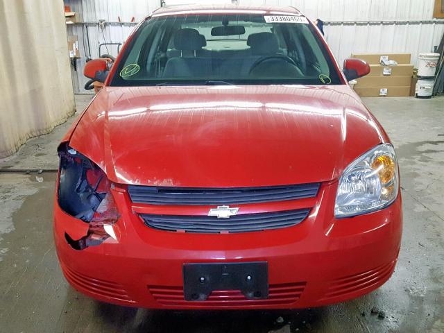 1G1AL58F987234862 - 2008 CHEVROLET COBALT LT RED photo 9