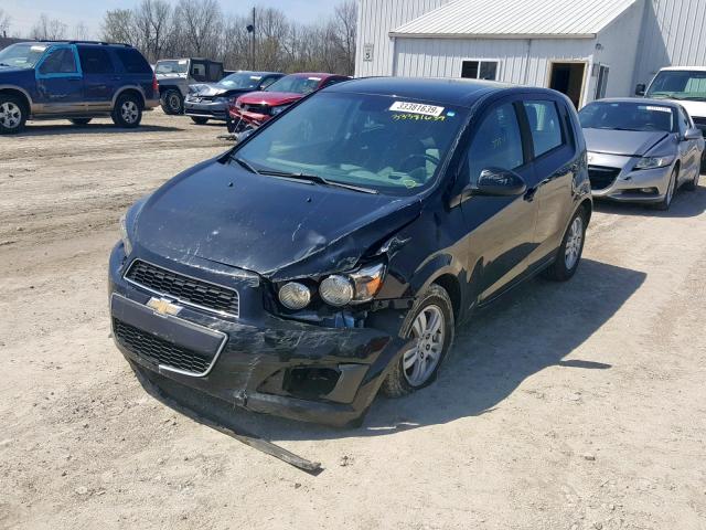 1G1JA6SH4C4121532 - 2012 CHEVROLET SONIC LS 黑色 照片 2