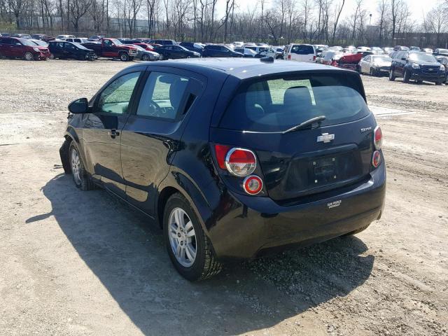 1G1JA6SH4C4121532 - 2012 CHEVROLET SONIC LS 黑色 照片 3