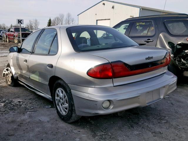 3G2JB52F25S109769 - 2005 PONTIAC SUNFIRE SL SILVER photo 3