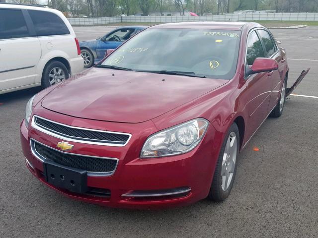 1G1ZD5E71AF128768 - 2010 CHEVROLET MALIBU 2LT 勃艮第红 照片 2