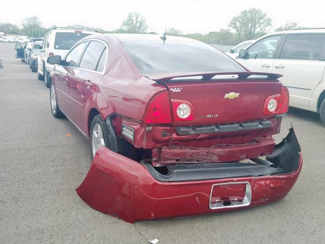 1G1ZD5E71AF128768 - 2010 CHEVROLET MALIBU 2LT 勃艮第红 照片 3