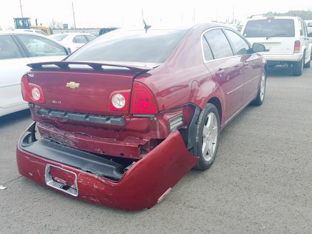1G1ZD5E71AF128768 - 2010 CHEVROLET MALIBU 2LT 勃艮第红 照片 4