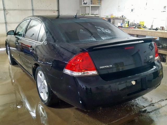 2G1WD58C169102358 - 2006 CHEVROLET IMPALA SUP შავი ფოტო 3