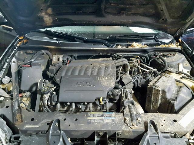 2G1WD58C169102358 - 2006 CHEVROLET IMPALA SUP შავი ფოტო 7