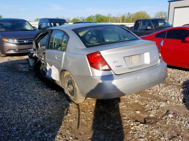 1G8AJ55F36Z174879 - 2006 SATURN ION LEVEL SILVER photo 3