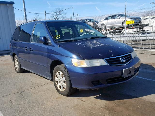 5FNRL18663B084375 - 2003 HONDA ODYSSEY EX BLUE photo 1