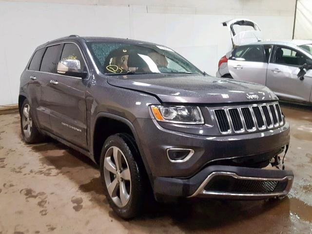 1C4RJFBG3EC398179 - 2014 JEEP GRAND CHER GRAY photo 1