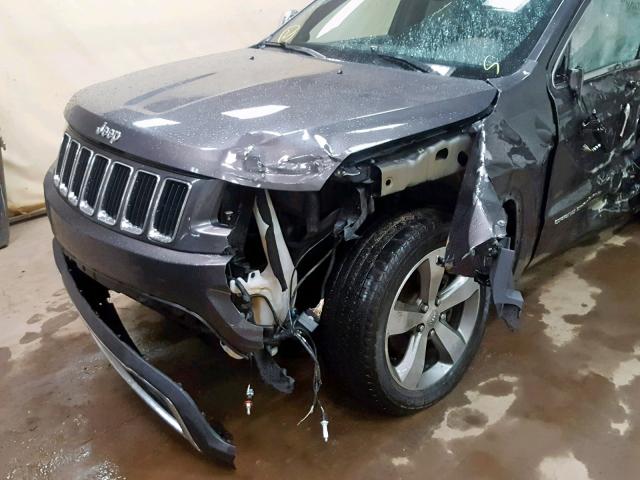 1C4RJFBG3EC398179 - 2014 JEEP GRAND CHER GRAY photo 10