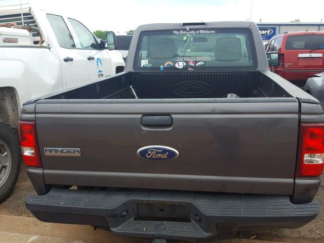 1FTKR1AD9APA59949 - 2010 FORD RANGER GRAY photo 6