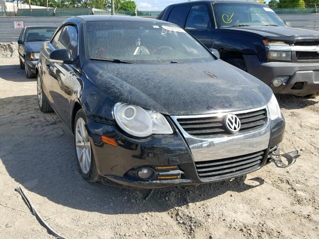 WVWFA71F27V041259 - 2007 VOLKSWAGEN EOS 2.0T L BLACK photo 1