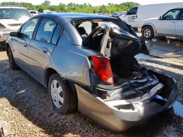 1G8AJ52FX4Z148894 - 2004 SATURN ION LEVEL GRAY photo 3