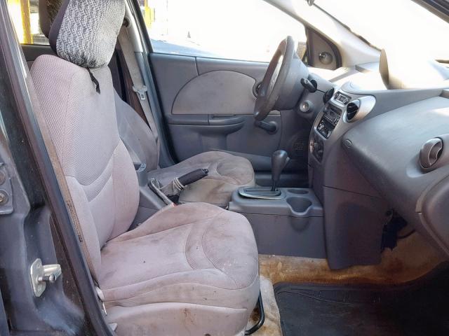 1G8AJ52FX4Z148894 - 2004 SATURN ION LEVEL GRAY photo 5