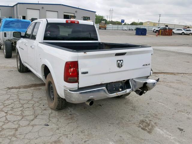 1C6RD7JT0CS112097 - 2012 DODGE RAM 1500 L WHITE photo 3