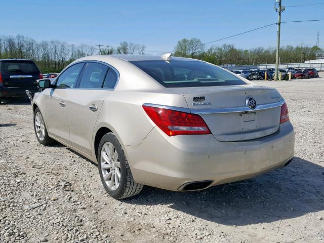 1G4GB5G34FF190747 - 2015 BUICK LACROSSE GOLD photo 3