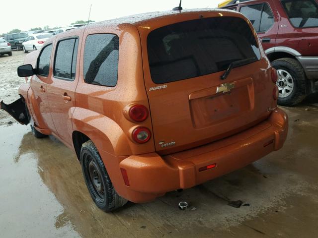 3GNCA13D58S682562 - 2008 CHEVROLET HHR LS ORANGE photo 3