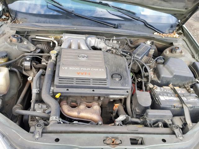 4T1BF28B22U264868 - 2002 TOYOTA AVALON XL TEAL photo 7