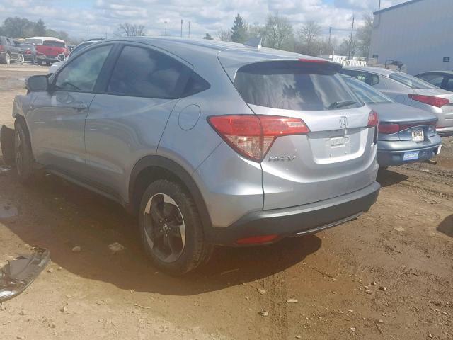 3CZRU6H5XJG708083 - 2018 HONDA HR-V EX SILVER photo 3